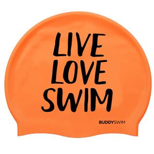 Bonnet de bain en silicone BuddySwim LLS