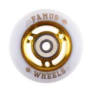 Pack de 4 roues de roller Famus Wheels 88A